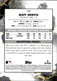 2023 Matt Mervis Topps Inception ORANGE ROOKIE 29/50 RC #115 Chicago Cubs