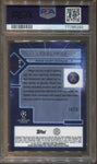 2022-23 Lionel Messi Topps Chrome UCC SPECIMEN BLUE WAVE REFRACTOR 14/75 PSA 10 Paris Saint-Germain #S10 5282
