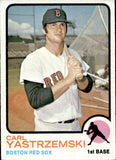 1973 Carl Yastrzemski Topps #245 Boston Red Sox BV $40