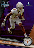 2023 Adonai Mitchell Topps Bowman Chrome University PURPLE REFRACTOR 1ST BOWMAN 324/399 Indianapolis Colts #10