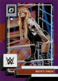 2023 Becky Lynch Panini Chronicles DONRUSS OPTIC PURPLE 15/49 #368 Monday Night Raw