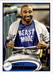 2012 Matt Kemp Topps SP PHOTO VARIATION #330 Los Angeles Dodgers