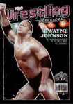 2024 Dwayne Johnson Leaf Metal Legends PRO WRESTLING PERIODICAL BLACK WAVE 1/2 #WP-1 WWE Legend