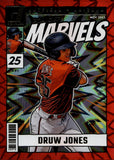 2024 Druw Jones Panini Donruss DIAMOND MARVELS RED ROOKIE 67/99 RC #12 Arizona Diamondbacks
