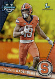 2023 Oronde Gadsden II Bowman University Chrome 1ST BOWMAN YELLOW REFRACTOR ROOKIE 46/75 RC #162 Syracuse Orange