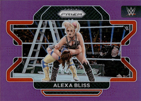 2022 Alexa Bliss Panini Prizm WWE PURPLE 102/149 #37 Monday Night Raw