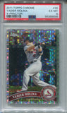 2011 Yadier Molina Topps Chrome XFRACTOR PSA 6 #32 St. Louis Cardinals 8898