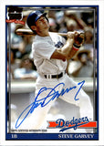 2026 Steve Garvey Topps 1991 DESIGN AUTO AUTOGRAPH #91A-SG Los Angeles Dodgers