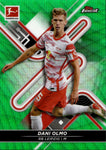 2021-22 Dani Olmo Topps Finest Bundesliga GREEN WAVE REFRACTOR 37/99 #93 RB Leipzig