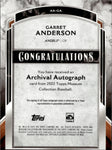 2022 Garret Anderson Topps Museum Collection ARCHIVAL AUTOGRAPH AUTO 205/299 Anaheim Angels #AA-GA