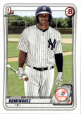 2020 Jasson Dominguez Bowman 1ST BOWMAN PROSPECTS #BP-8 New York Yankees 3