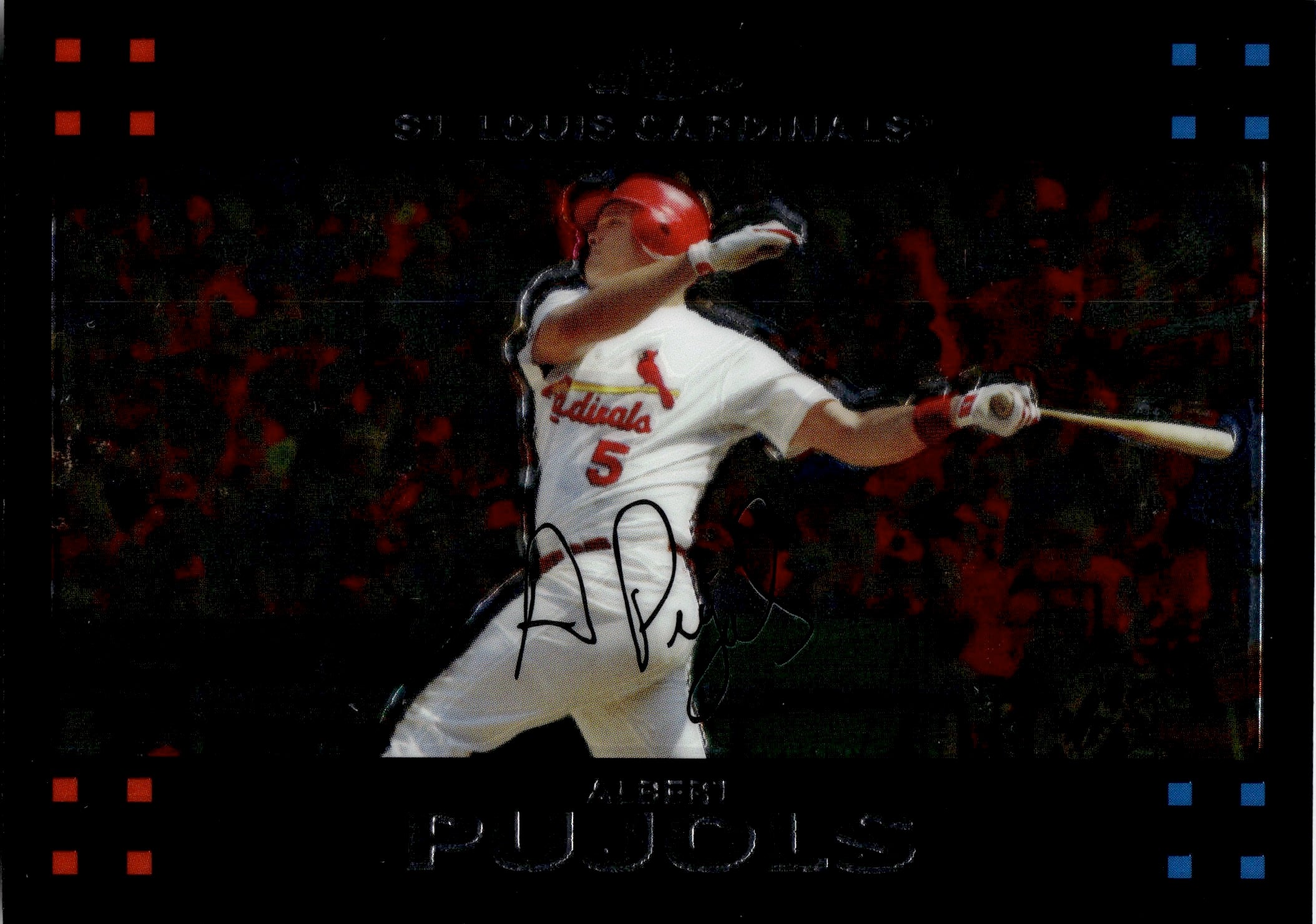 Albert Pujols 2007 Topps Game Worn Jersey Card