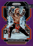2022 Shawn Michaels Panini Prizm WWE PURPLE 115/149 #199 WWE HOF