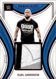 2023 Karl Anderson Relic Panini Immaculate Collection WWE Remarkable Memorabilia Red 20/25 #RM-KAN Friday Night Smackdown