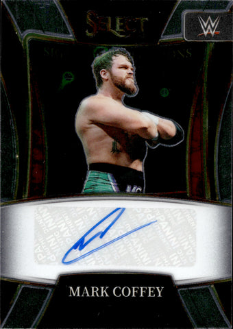 2022 Mark Coffey Panini Select WWE ROOKIE SIGNATURE SELECTIONS AUTO AUTOGRAPH RC #SN-MCF NXT