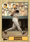 1987 Barry Bonds Topps TIFFANY ROOKIE RC #320 Pittsburgh Pirates