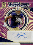 2024 Ja'Lynn Polk Donruss Elite PURPLE ROOKIE TURN OF THE CENTURY AUTO 10/10 AUTOGRAPH RC #TCA-JPO New England Patriots