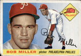 1955 Bob Miller Topps #157 Philadelphia Phillies BV $30