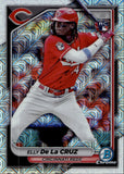 2024 Ellt De La Cruz Bowman Chome Mega Box REFRACTOR ROOKIE RC #22 Cincinnati Reds