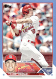 2023 Tommy Edman Topps Series 1 LIGHT BLUE BORDER 15/50 #294 St. Louis Cardinals