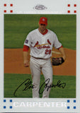 2007 Chris Carpenter Topps Chrome WHITE REFRACTOR 103/660 #103 St. Louis Cardinals