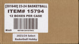 2023-24 Panini Select Basketball, 12 Hobby Box Case