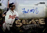 2025 Fred McGriff Topps Stadium Club SAVAGE SLUGGERS AUTO AUTOGRAPH #ss-FM Atlanta Braves