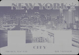 2015 Mickey Mantle Joe Namath Leaf Sportkings KINGS OF THE CITY CYAN PRINTING PLATE 1/1 ONE OF ONE #KC-07 New York Yankees Jets HOF