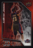 2009-10 LeBron James Upper Deck 3D STARS #3D-LJ Cleveland Cavaliers