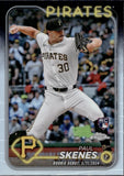 2024 Paul Skenes Topps CHrome Update ROOKIE REFRACTOR RC #UAC27 Pittsburgh Pirates