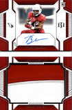 2024 Trey Benson Panini National Treasures ROOKIE JUMBO PRIME SIGNATURES PATCH AUTO 42/99 AUTOGRAPH RELIC BOOKLET #RJPS-TBN Arizona Cardinals