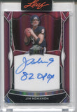 2025 Jim McMahon Leaf Metal PINK AUTO 4/4 AUTOGRAPH #I-JM1 Chicago Bears