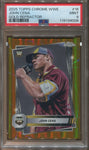 2025 John Cena Topps Chrome GOLD REFRACTOR 15/50 PSA 9 4006