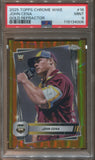 2025 John Cena Topps Chrome GOLD REFRACTOR 15/50 PSA 9 4006