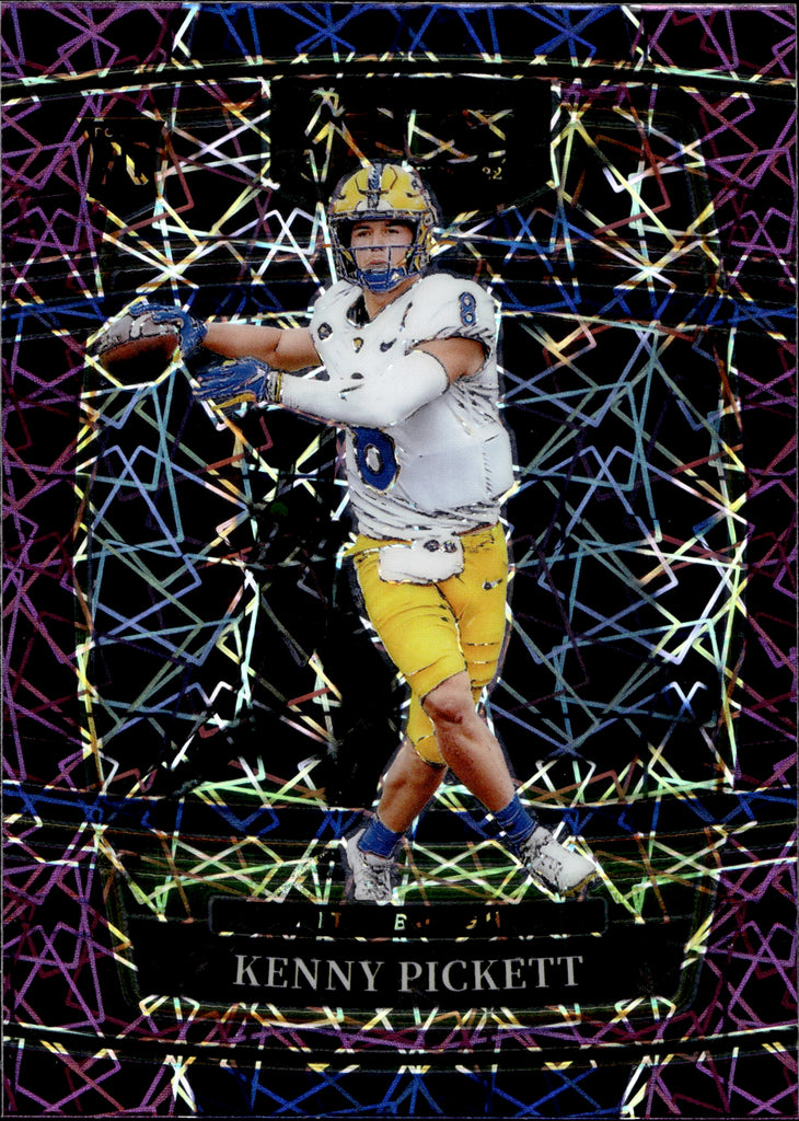 2022 Kenny Pickett Panini Select Draft Picks PURPLE LAZER ROOKIE RC #2