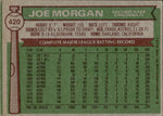 1976 Joe Morgan Topps NL ALL STAR #420 Cincinnati Reds HOF 2