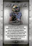 2023 Shedeur Sanders Leaf Trinity PINK FLASH CARBON STEEL ROOKIE 1/7 RC #S-71 Cleveland Browns