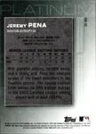 2020 Jeremy Pena Bowman Platinum WAL-MART TOP PROSPECTS 56/99 GREEN #TOP-52 Houston Astros