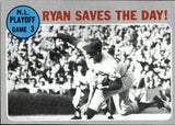 1970 Nolan Ryan Topps RYAN SAVES THE DAY #197 New York Mets HOF