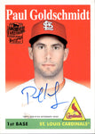 2021 Paul Goldschmidt Topps Archives FAN FAVORITES PREMIUM AUTO 49/50 AUTOGRAPH #FFP-PG St. Louis Cardinals