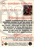 1997-98 Michael Jordan Upper Deck TRIBUTE #MJ43 Chicago Bulls HOF