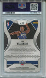 2019-20 Zion Williamson Panini Prizm BALL IN ONE HAND VARIATION ROOKIE RC PSA 10 #248 New Orleans Pelicans 7578