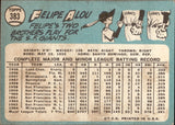 1965 Felipe Alou Topps #383 Milwaukee Braves BV $15 2