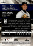 2021 Tarik Skubal Topps Stadium Club Chrome ORANGE REFRACTOR ROOKIE AUTO 21/25 AUTOGRAPH RC #SCCBA-TS Detroit Tigers