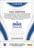 2023 Karl Anderson Relic Panini Immaculate Collection WWE Remarkable Memorabilia Red 20/25 #RM-KAN Friday Night Smackdown