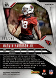 2024 Marvin Harrison Panini Prizm ORANGE ROOKIE 083/249 RC #375 Arizona Cardinals