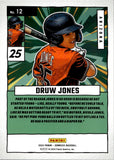2024 Druw Jones Panini Donruss DIAMOND MARVELS RED ROOKIE 67/99 RC #12 Arizona Diamondbacks