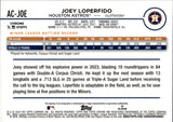 2024 Joey Loperfido Topps Chrome ROOKIE PURPLE SPECKLE REFRACTOR AUTO 262/299 AUTOGRAPH RC #AC-JOE Houston Astros