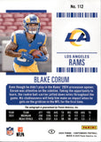 2024 Blake Corum Panini Contenders ROOKIE CONFERENCE TICKET AUTO 56/75 AUTOGRAPH RC #112 Los Angeles Rams