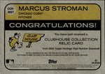 2022 Marcus Stroman Topps Heritage GOLD CLUBHOUSE COLLECTION JERSEY 54/99 RELIC #CCR-MST Chicago Cubs